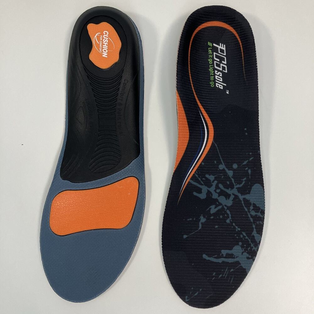 Arch Support Insole Inserts Plantar Fasciitis Comfort Men's 9-9.5 Women 11-11.5